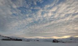 Van semalarında kümülüs bulutları görsel şölen oluşturdu