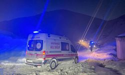 Van-İran sınırında zorlu hasta kurtarma çalışması