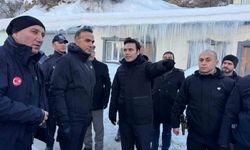 Çatak’ta çığ afeti sonrası saha incelemesi