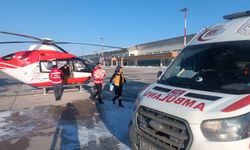 Şemdinli’de yanık olan bebek helikopterle Van’a sevk edildi