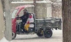 Van'da etkili olan kar ve sis sürücülere zor anlar yaşattı