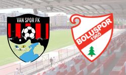 Vanspor – Boluspor maçında ilk 11’ler netleşti