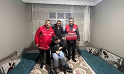 Van'da Kızılay’dan engelli bireylere tekerlekli sandalye desteği