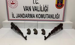 Van'da uzun namlulu silah ele geçirildi