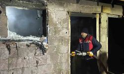 Van Çaldıran’da odunluk yangını