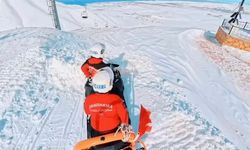 Abalı Kayak Merkezi’nde JAK timlerinden güvenlik devriyesi