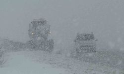 Van Kurubaş Geçidi’nde kar yağışı ve sis etkili oldu