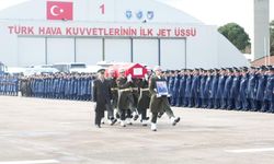 F-16 Uçağının Düşmesi Sonucu Şehit Olan Pilot, İzmir’e Uğurlandı