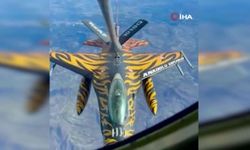 Türk F-16’sı Romanya semalarında: NATO’dan yakıt ikmali görüntüleri
