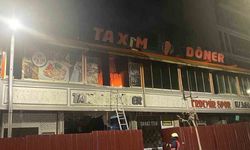 Van’da dönerci dükkanında korkutan yangın