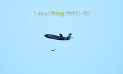 Bayraktar KIZILELMA, LGK-82 ve TEBER-82 ile hedefi vurdu