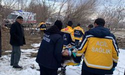 Van Edremit’te Kontrolden Çıkan Kamyonet Devrildi, 2 Kişi Yaralandı