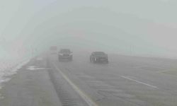 Van-Hakkari Karayolu'nda Sis ve Kar Yağışı Trafiği Zorlaştırdı