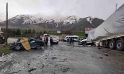 Van-Tatvan karayolunda feci kaza: 2 ölü, 1 yaralı