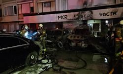 Beşiktaş’ta Araç Yangını: 14 Araç Alevlere Teslim Oldu