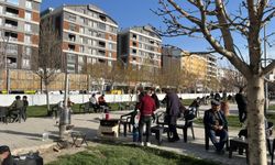 Van’da Güneşli Havayı Fırsat Bilenler Parklara Akın Etti