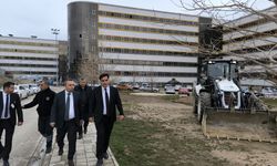 Van Eğitim ve Araştırma Hastanesi’nde otopark çalışmaları sürüyor