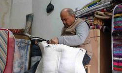 45 yıllık semerci ustası mesleğini yaşatmaya çalışıyor