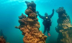 Van Gölü’ndeki Su Altı Peribacaları, Guinness Rekorlar Kitabı’na Girmeye Hazırlanıyor