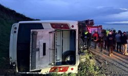 Van’da emniyet personelini taşıyan araç devrildi: 4 yaralı