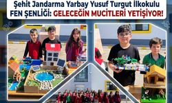 Minik Mucitler Fen Şenliğinde Projelerini Sergiledi
