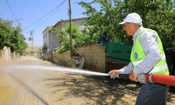 Van’da cadde ve sokaklar yıkanıyor