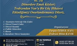 Trabzon’dan Van’a Uzanan 61 Yıllık Göç Hikâyesi Dönerdere’de Kutlanacak