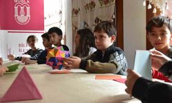 Çocuklar origami ile geometrinin dünyasını keşfetti