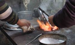 Havaların soğuması ateş başındaki kalay ustalarının yüzünü güldürdü