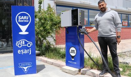 Van'da elektrikli arabalar için hızlı şarj istasyonu kuruldu