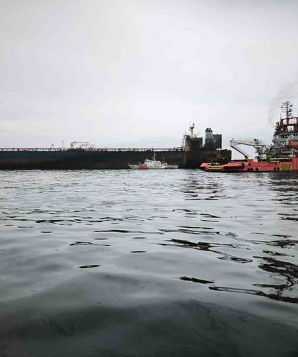 Ulaştırma Bakanlığı açıkladı: KAIROS gemisindeki yangın kontrol altına alındı