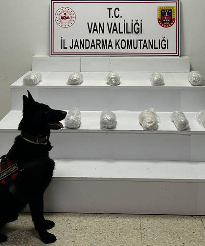 Van’da 10 kilo 978 gram metamfetamin ele geçirildi