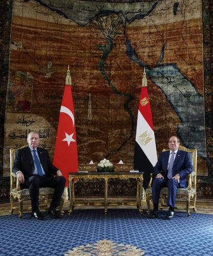 Cumhurbaşkanı Erdoğan, Sisi ile görüştü