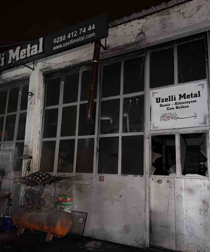 Demirci dükkanında patlama: 1 ölü