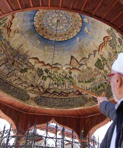 Şadırvanda saklı 150 yıllık minyatür