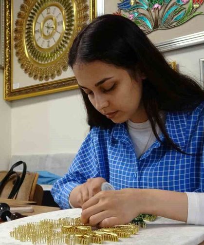 Kadınlar Filografi Sanatıyla Hayallerini Sanata Dönüştürüyor