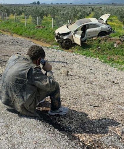 Hurdaya dönen araçtan burnu kanamadan çıkan doktor: "Verilmiş sadakam varmış"