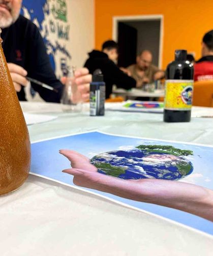 Atıklar sanata dönüşüyor