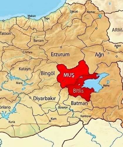 Cumhurbaşkanı kararıyla Muş-Bitlis sınırı resmen belirlendi