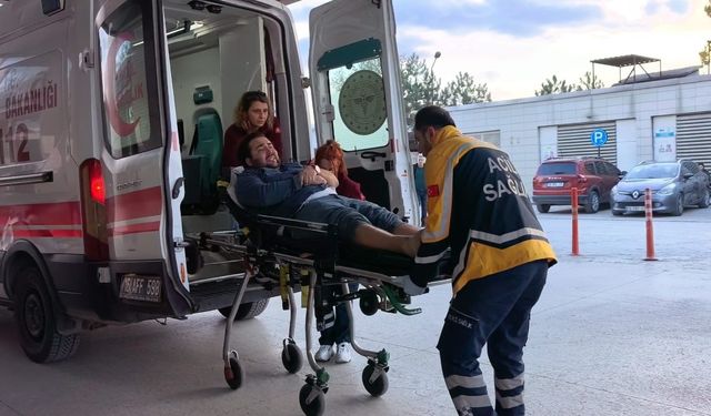 600 kiloluk demir silindirin altında kaldı