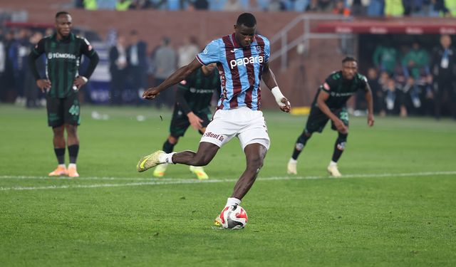 Trabzonspor 3 puanı 3 golle aldı