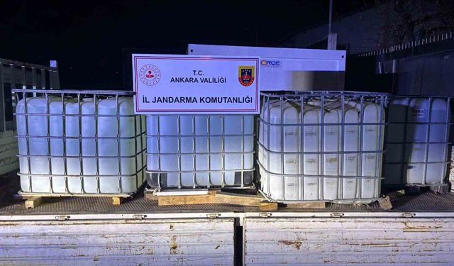 Yasa dışı etil alkol ticareti yapan 2 kişi gözaltına alındı