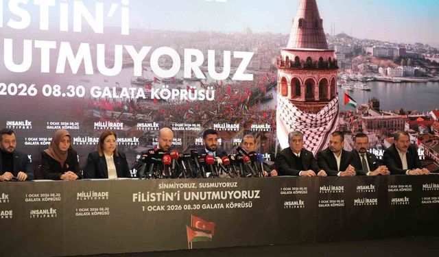 Galata Köprüsü’nde Filistin’e destek yürüyüşü düzenlenecek: 4 büyük kulüpten ortak çağrı