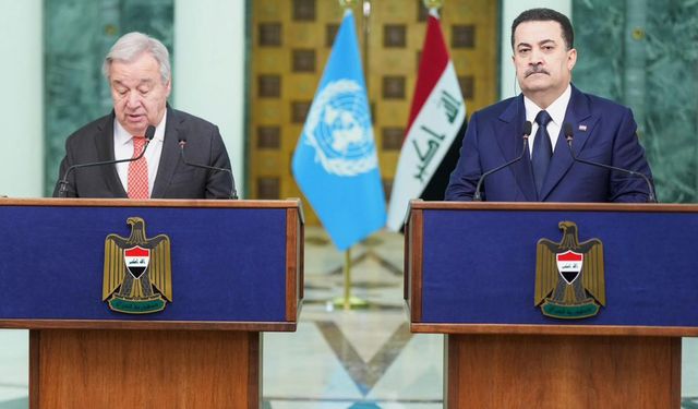 Guterres: "Bugün Irak, güven ve istikrar içinde olan bir ülkedir"