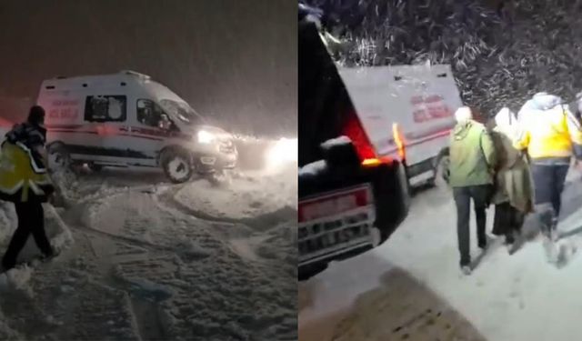 Hakkari'de etkili olan kar hayatı durma noktasına getirdi