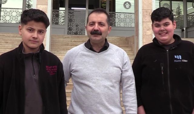 Çırak öğrencilerden örnek davranış