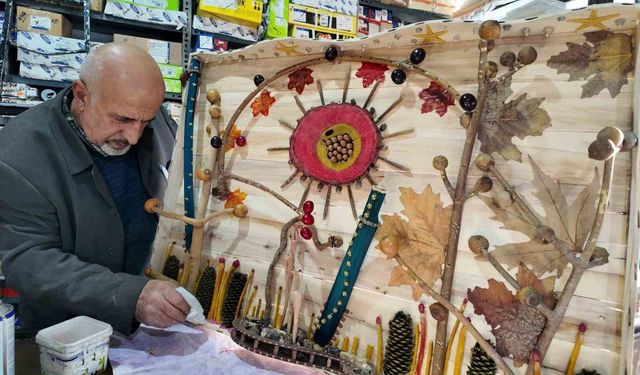 Van’da Oto Yedek Parça Ustası Doğayı Sanatla Buluşturuyor