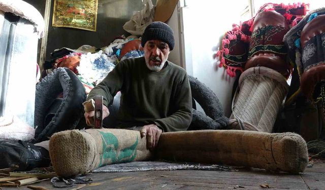 55 yıldır semercilik yapan usta teknolojiye meydan okuyor