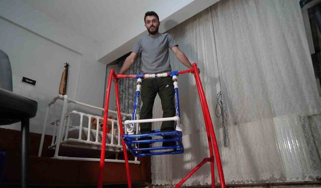 Su Tesisatçısının El Emeği Beşik ve Salıncağı İlgi Görüyor