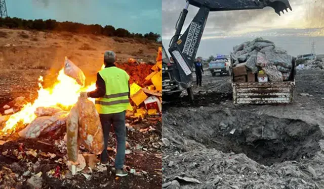 Hatay'da 2 ton cips, şekerleme ve çikolata imha edildi